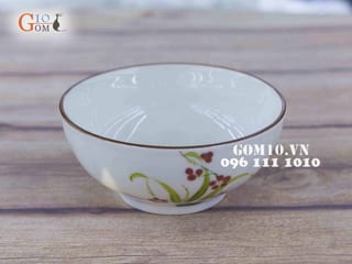 Bát tô nông Đào Chuồn Kem, đường kính 18cm