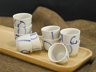 Bộ 10 chén sứ cổ