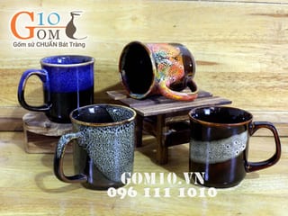 Cốc quai nhỏ men chảy (1 chiếc)