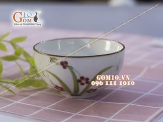 Bát cơm đào chuồn kem