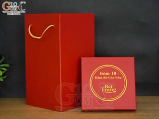Hộp xi lót lụa đỏ KT 45x22cm